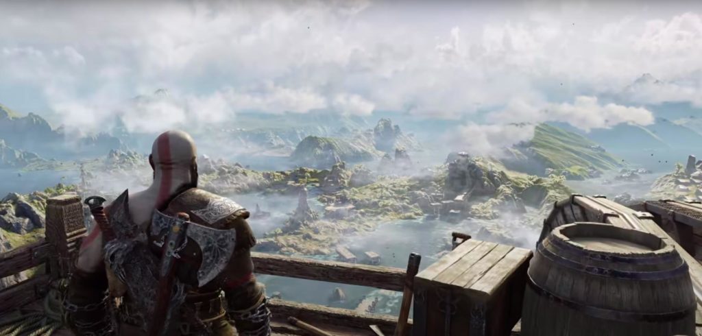God of War Ragnarock coming to playstation 4 and 5 in 2022 - gameplay video