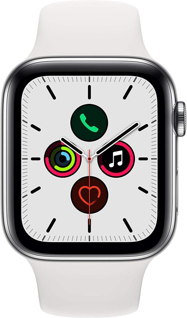 Apple Watch Series 5 Boîtier en Acier Inoxydable - Bon plan
