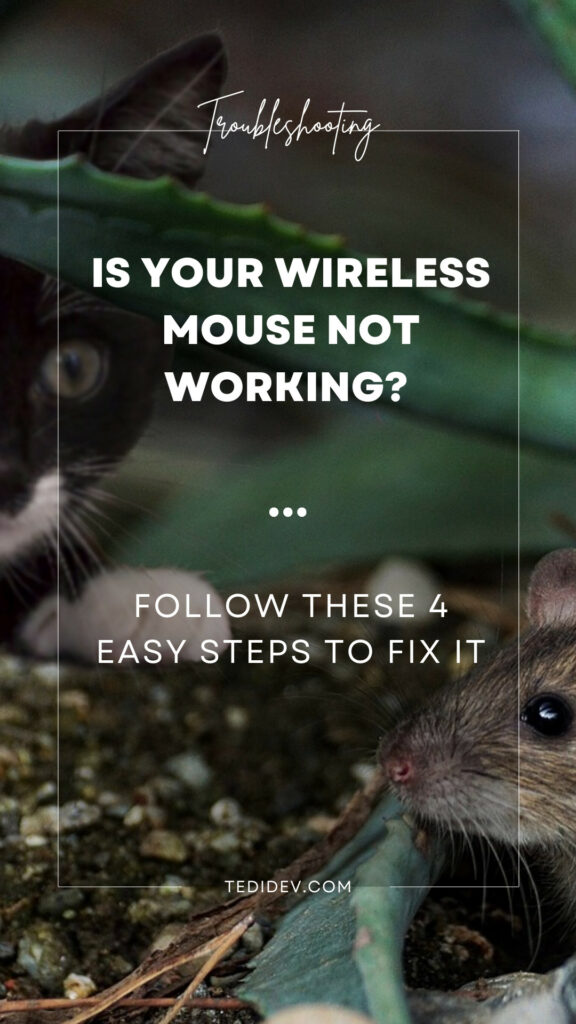 Is your wireless mouse not working? Follow these 4 easy steps to fix it– Troubleshooting