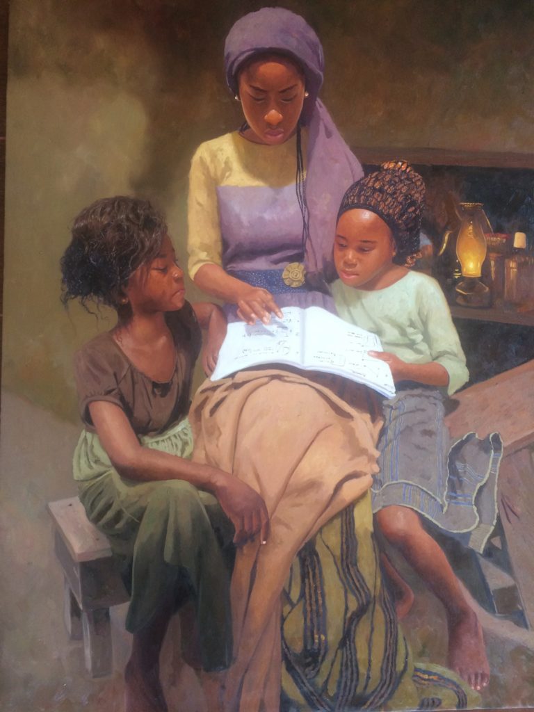 Oresegum Olumide - Découvrez les magnifiques painture de cet artiste nigerian 