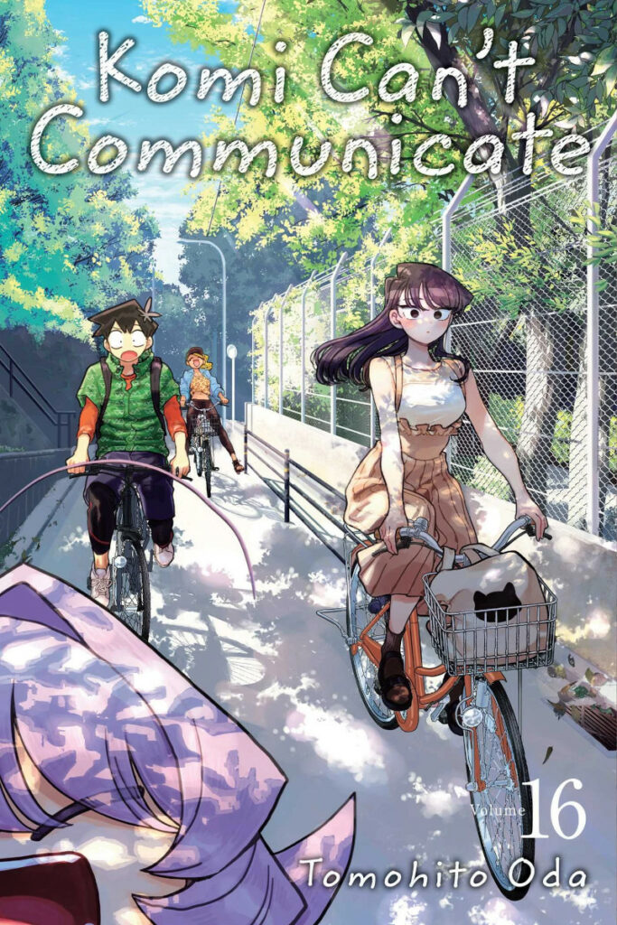 Wonderful image of komi and tadano on their bike